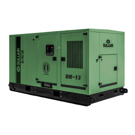 Sullair DR13 125H Operator's manual and parts list