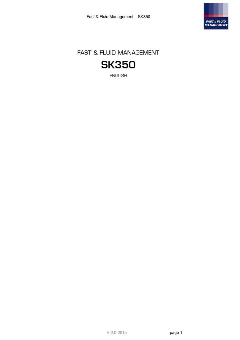 Fast & Fluid Management SK350 manual