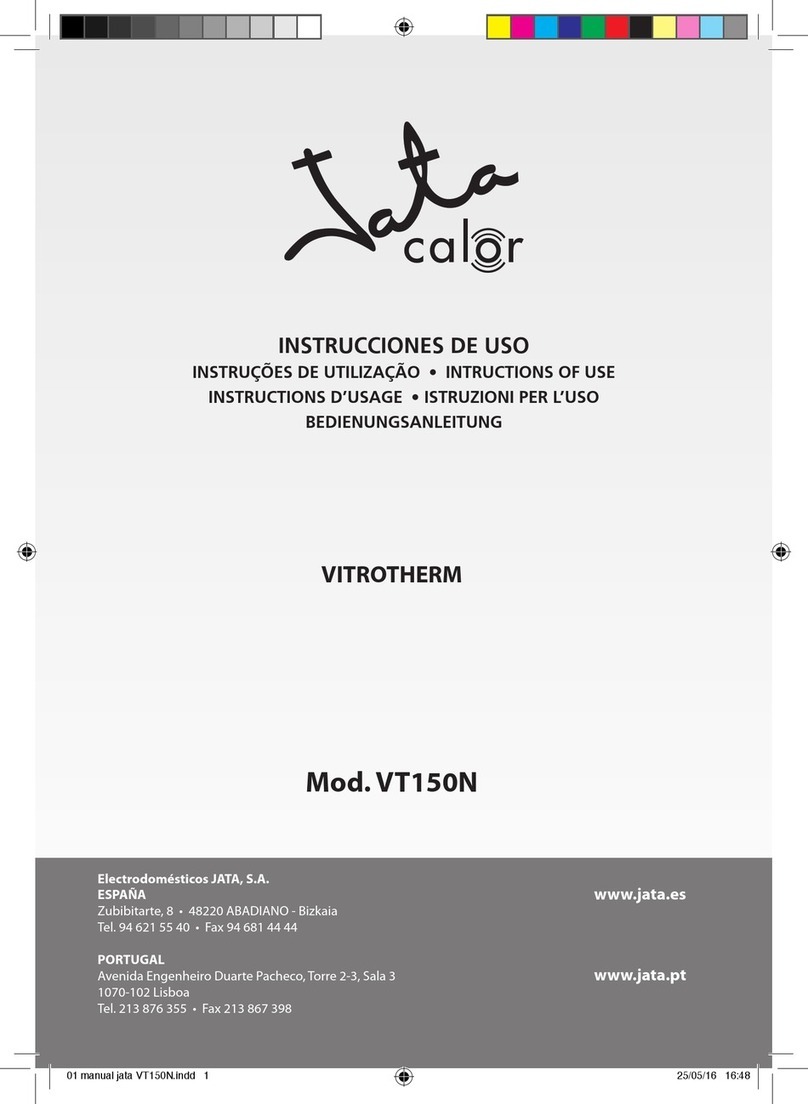 Jata VT150N INTRUCTIONS OF USE
