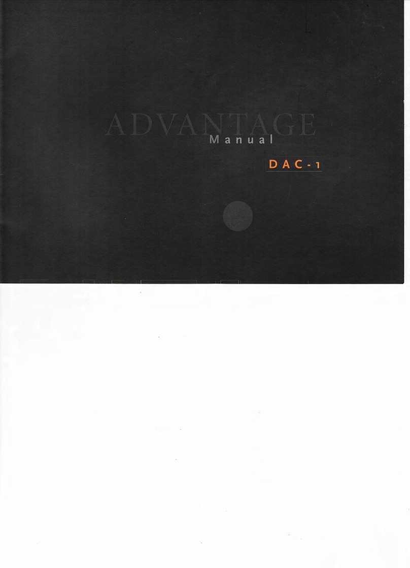 Advantage DAC-1 manual