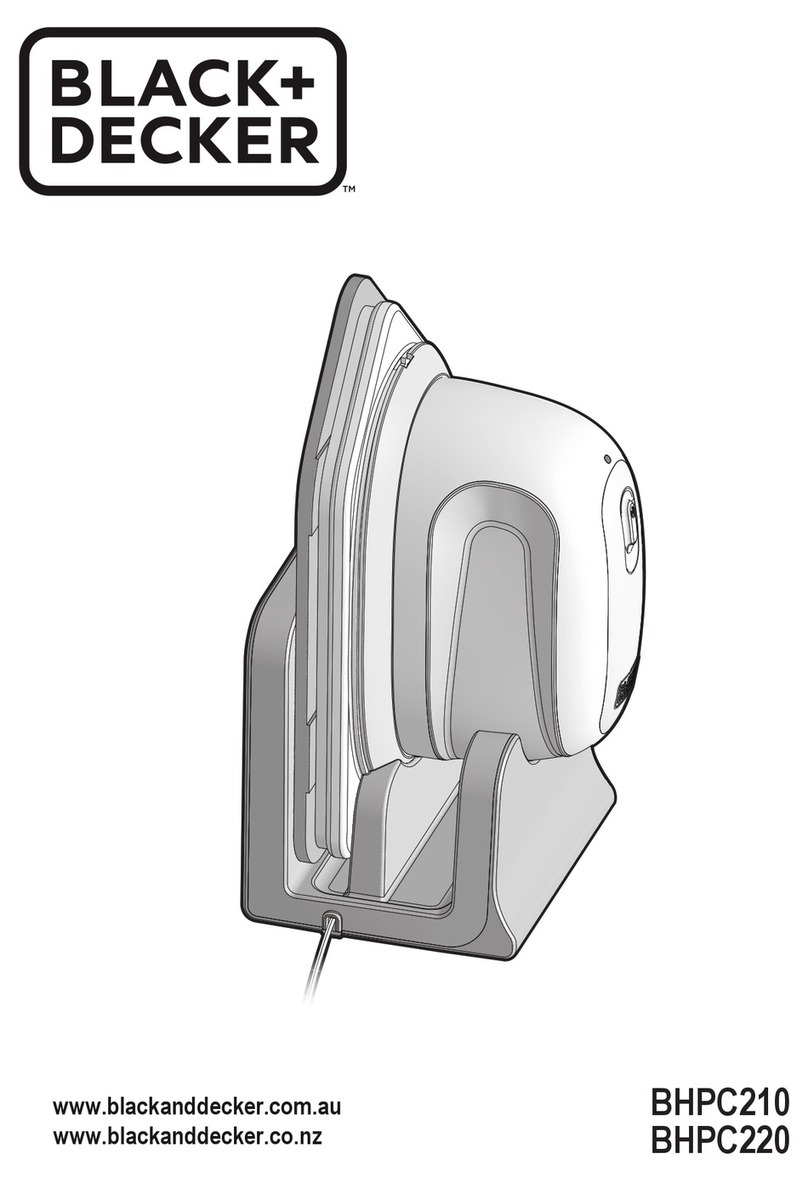 BLACK DECKER BHPC210 manual