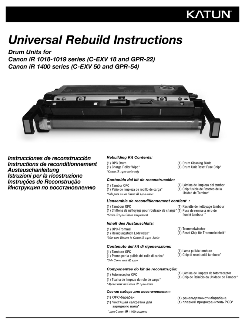 Katun C-EXV 18 Rebuild Instructions