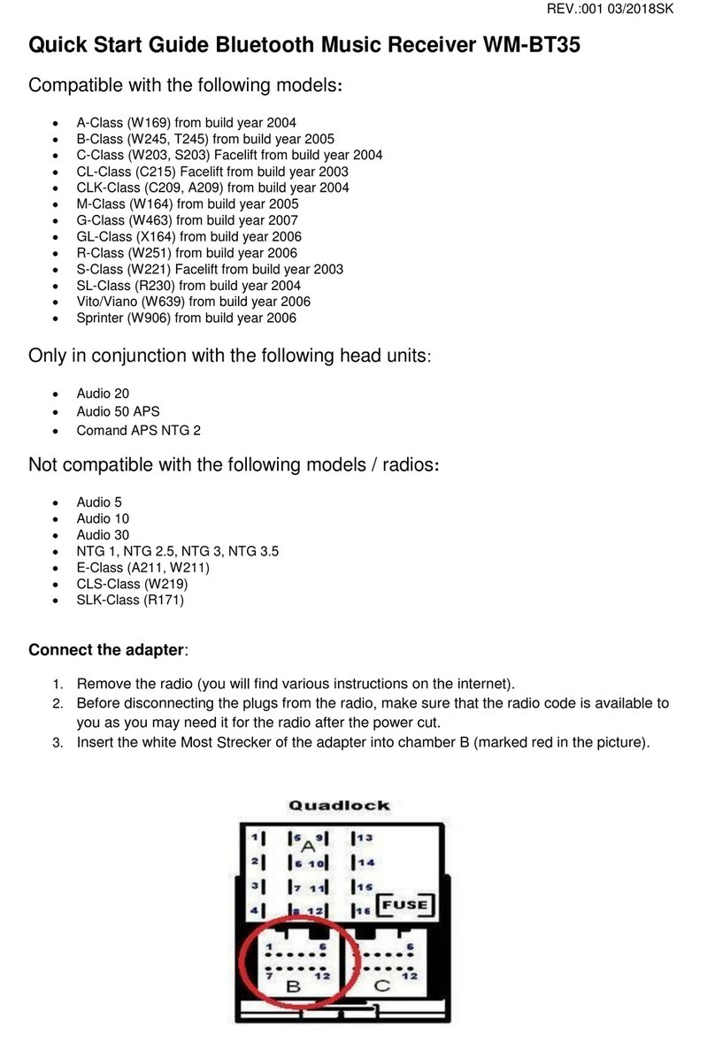 Watermark WM-BT35 quick start guide