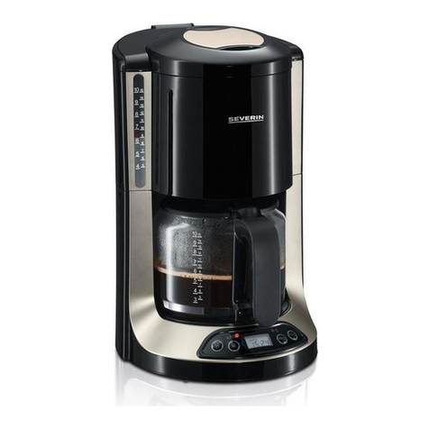 SEVERIN KA 4150 - CAFETIERE PROGRAMMABLE Instructions for use SEVERIN KA 4150 - CAFETIERE PROGRAMMABLE Instructions for use