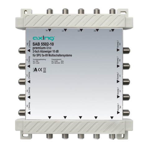 axing SAB 5502-10 User manual