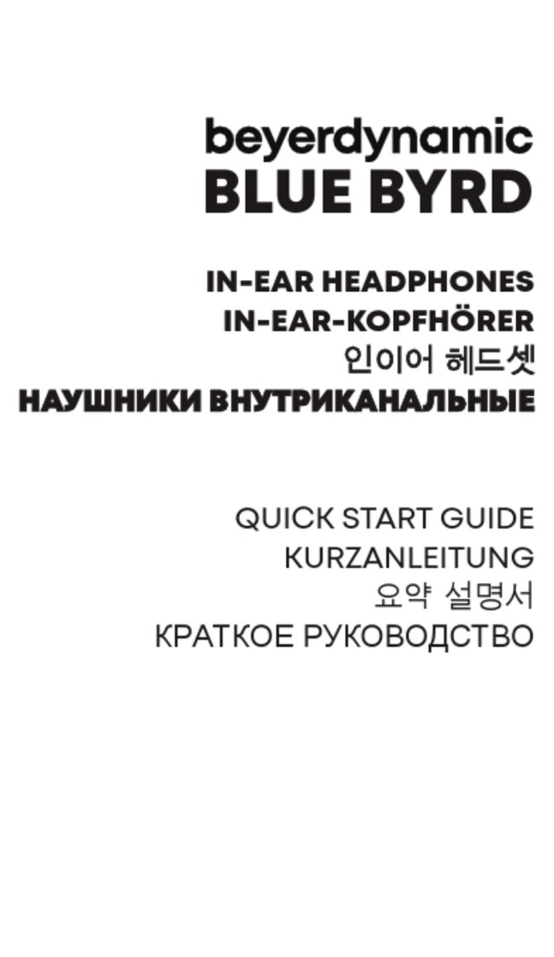 Beyerdynamic BLUE BYRD quick start guide