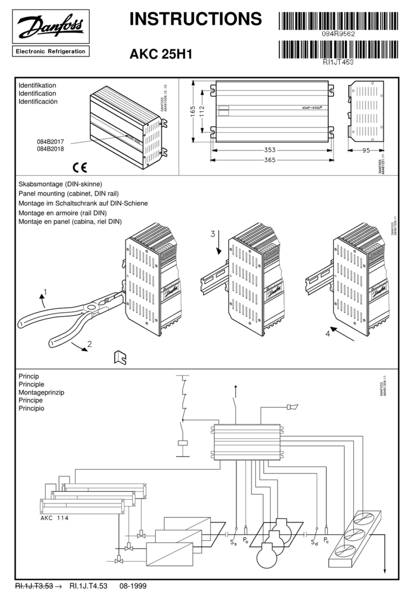 Danfoss AKC 25H1 User manual