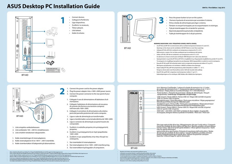 Asus BT1AD User manual Asus BT1AD User manual