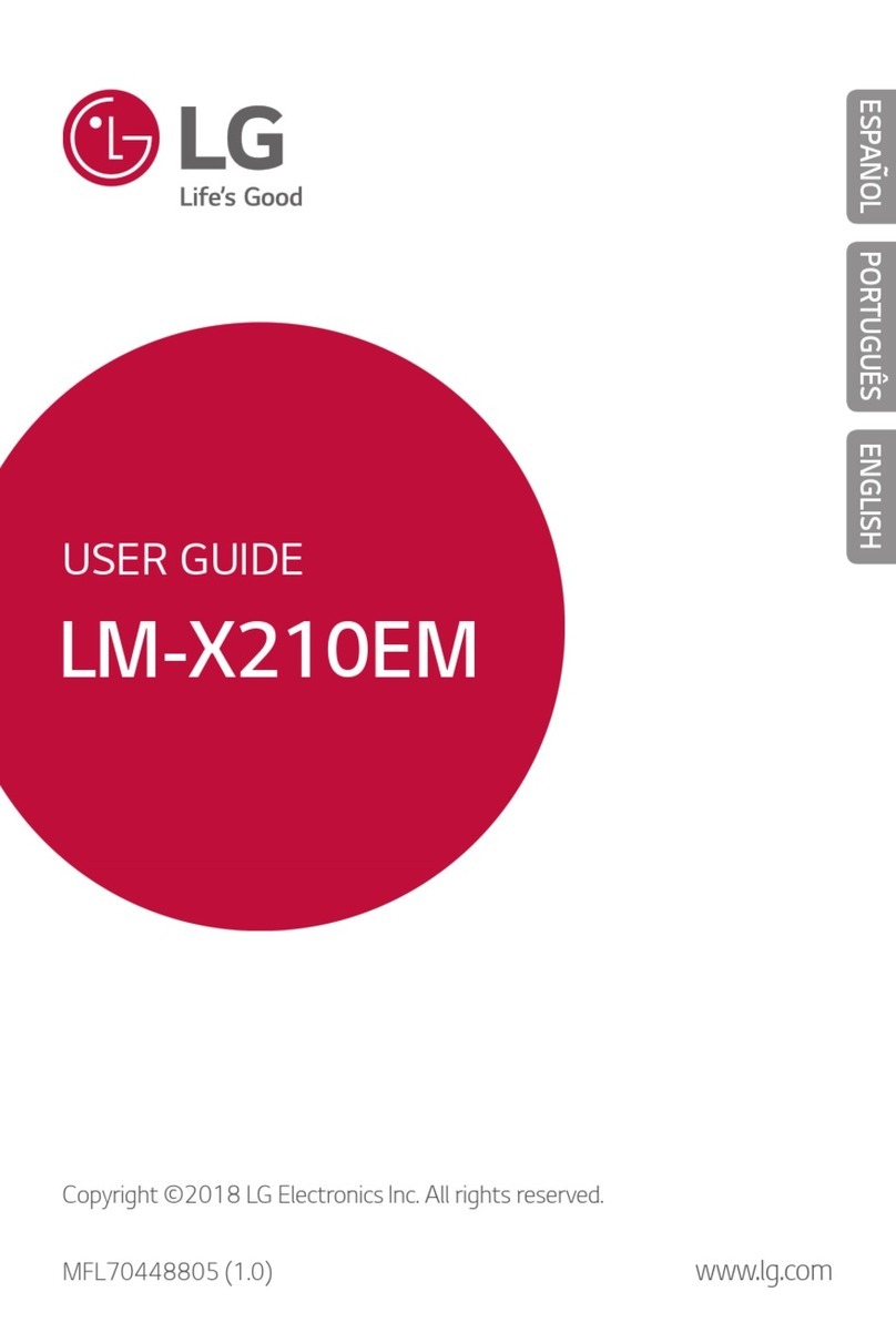 LG LM-X210EM User manual