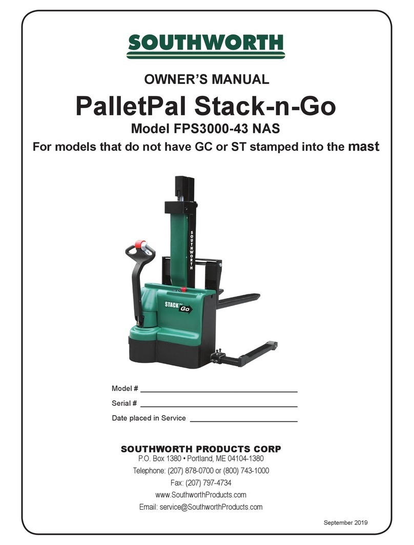 Southworth PalletPal Stack-n-Go FPS3000-43 NAS User manual