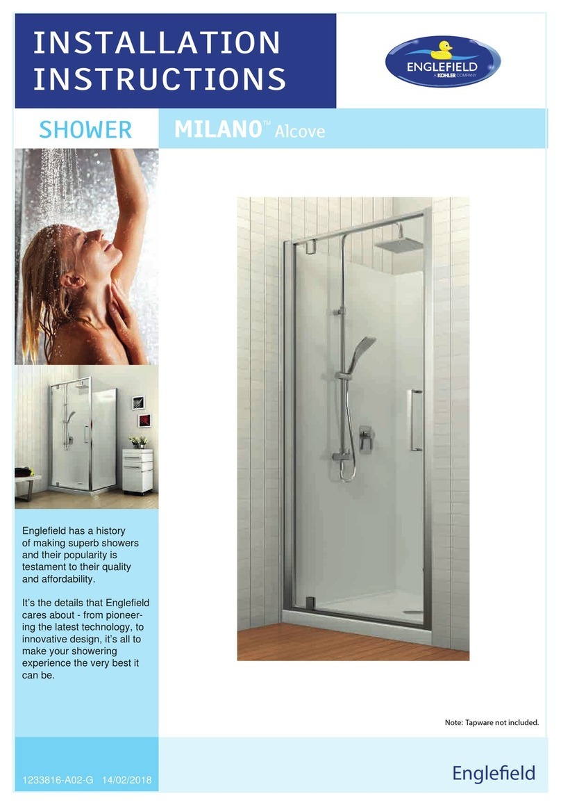 Englefield MILANO Alcove installation instructions Englefield MILANO Alcove installation instructions
