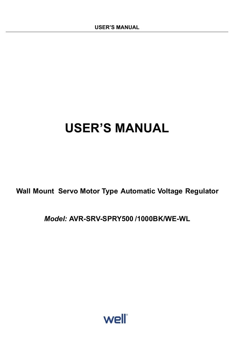 Well AVR-SRV-SPRY500BK-WL User manual