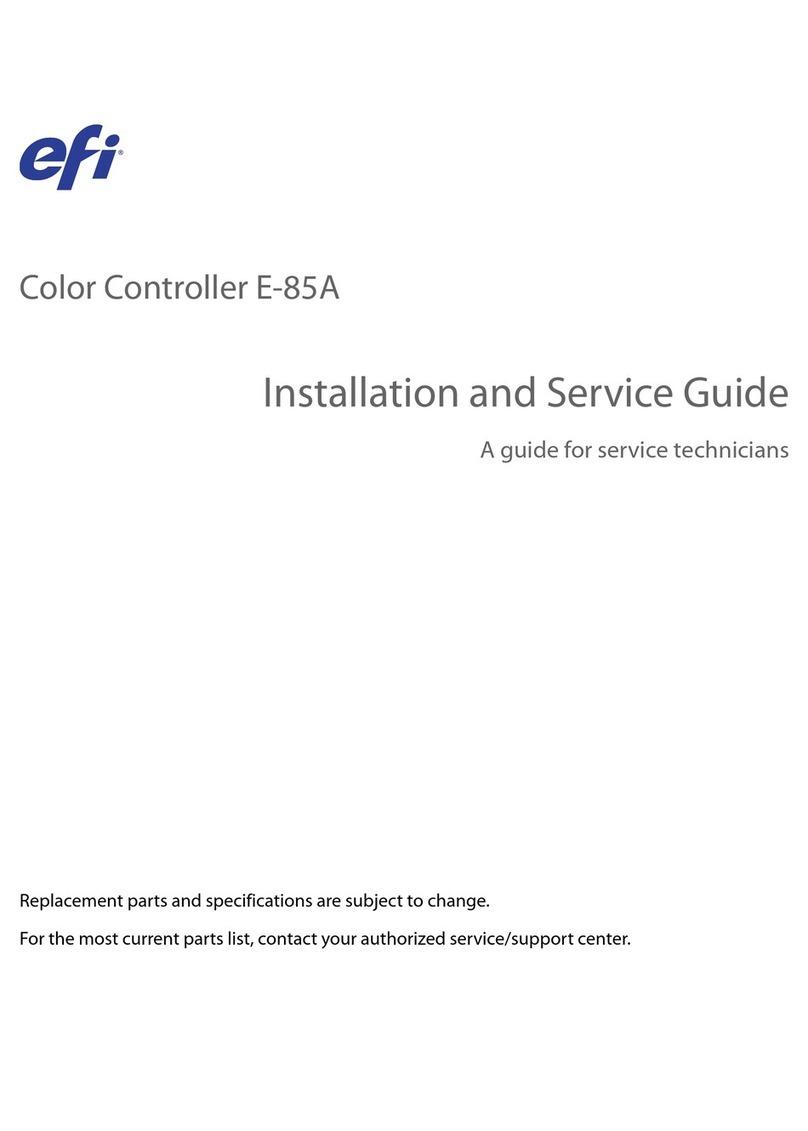 EFI E-85A Installation and service guide