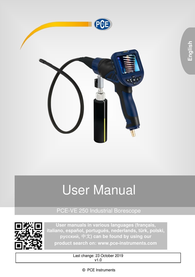 PCE Health and Fitness VE 250 user manual