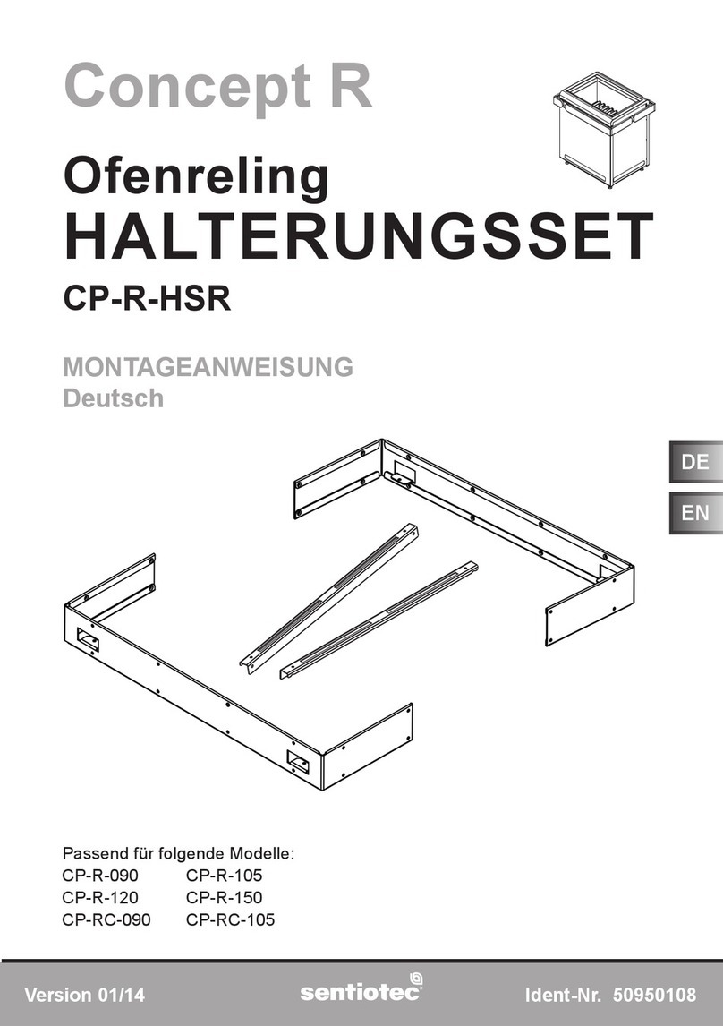 sentlotec Concept R CP-R-HSR Instructions for installation and use