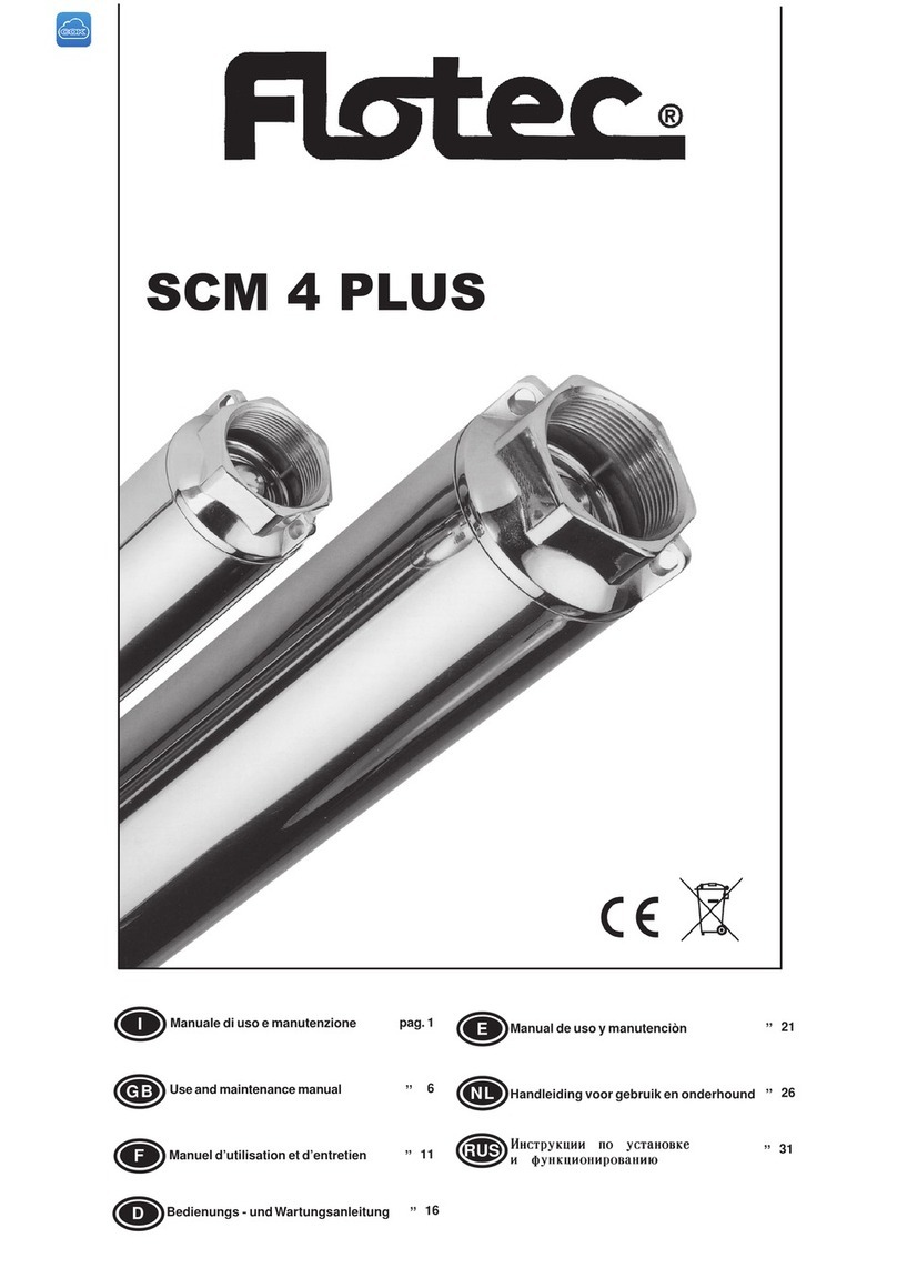Flotec SCM 4 PLUS Series User manual