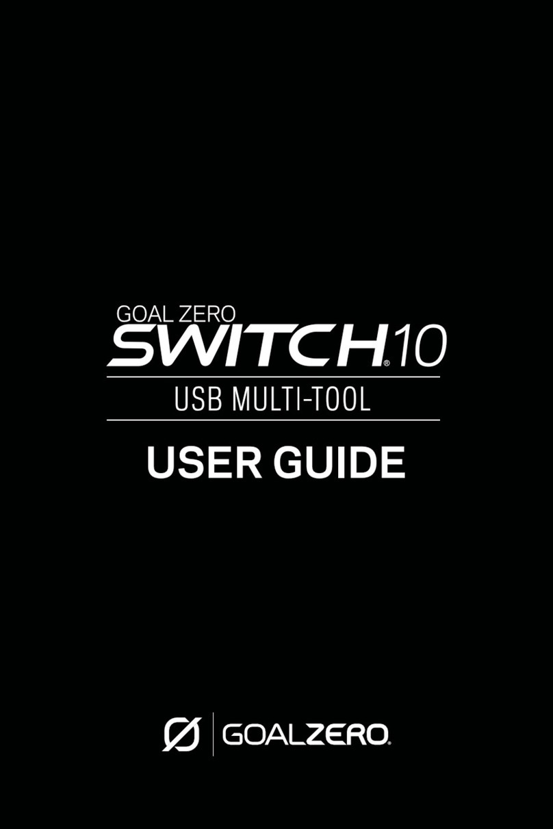 GOAL ZERO SWITCH 10 user guide