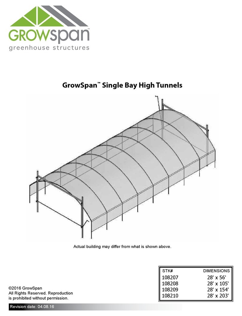 GrowSpan 108207 instruction manual