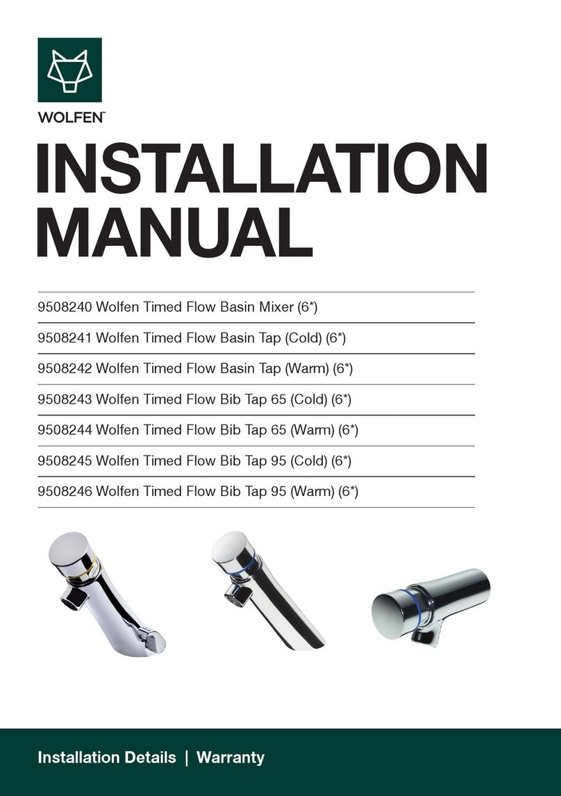Wolfen Timed Flow 9508240 installation manual