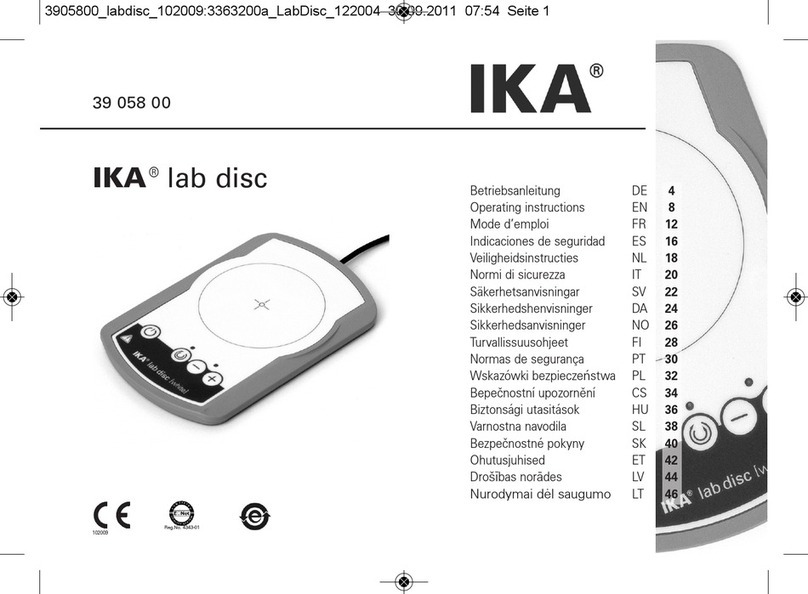 IKA Lab disc User manual