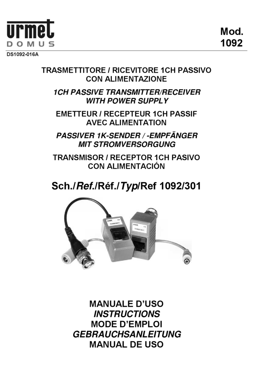 urmet domus 1092/301 instructions urmet domus 1092/301 instructions