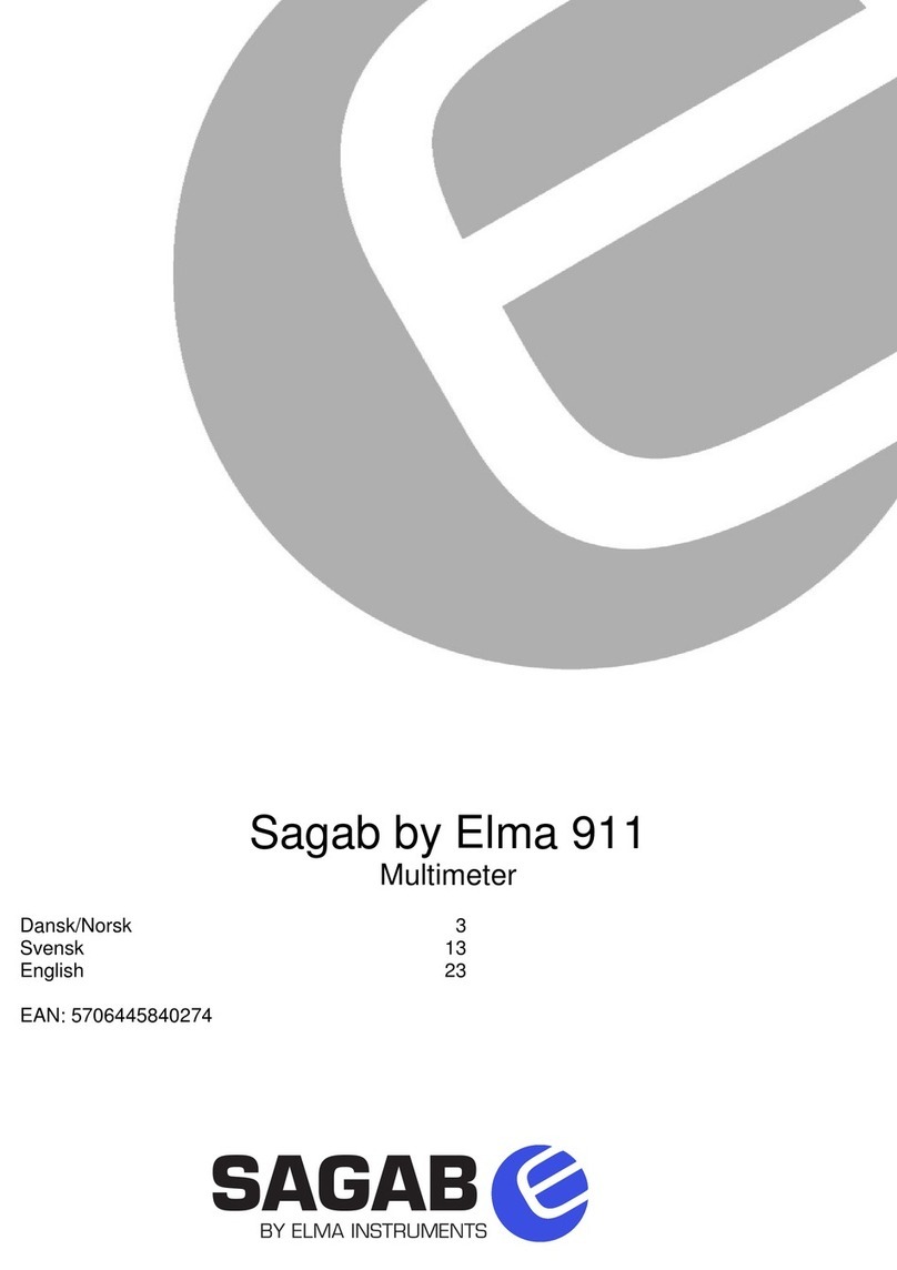 Elma Instruments SAGAB Elma 911 manual