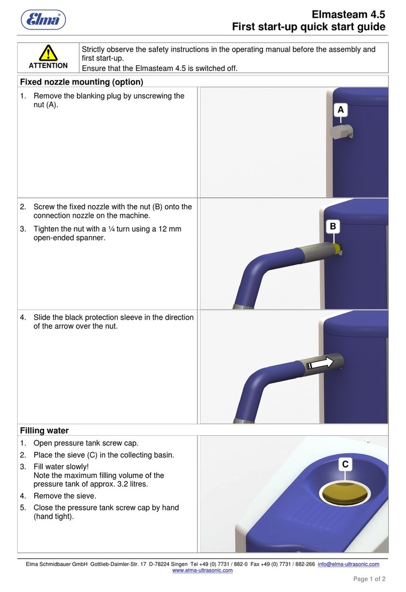 Elma Elmasteam 4.5 Series User manual