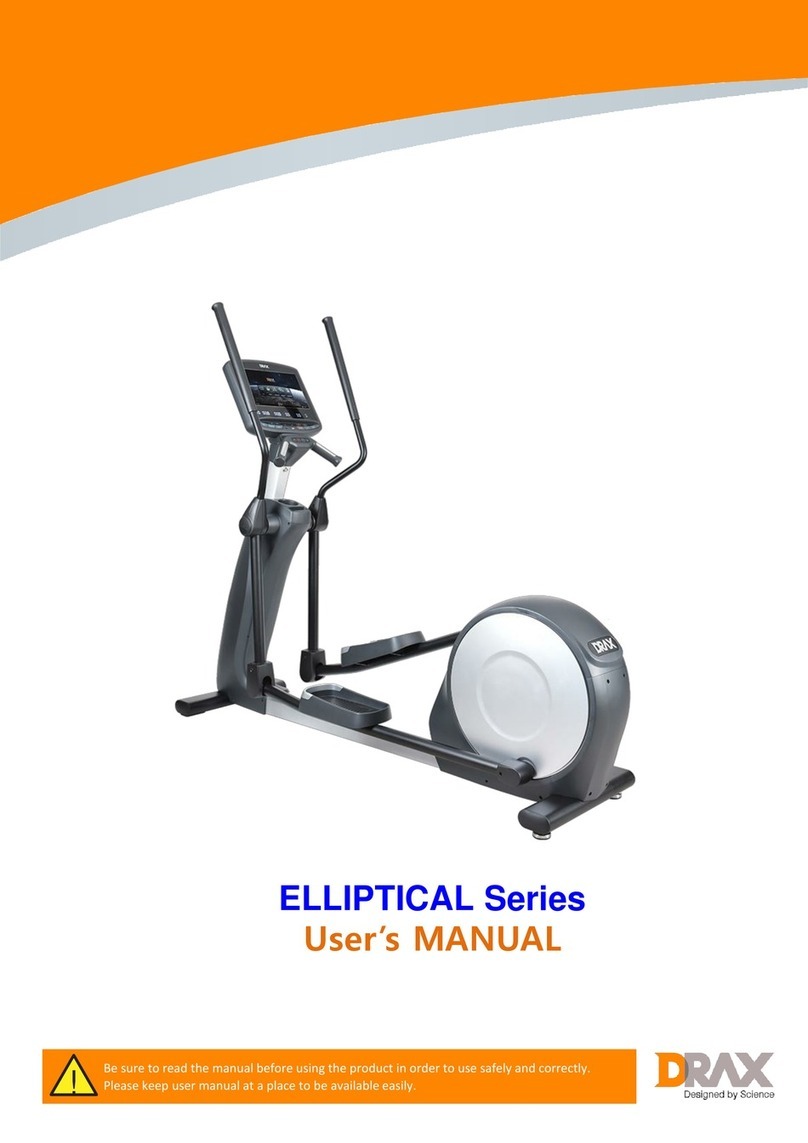 DRAX ELLIPTICAL Series user manual