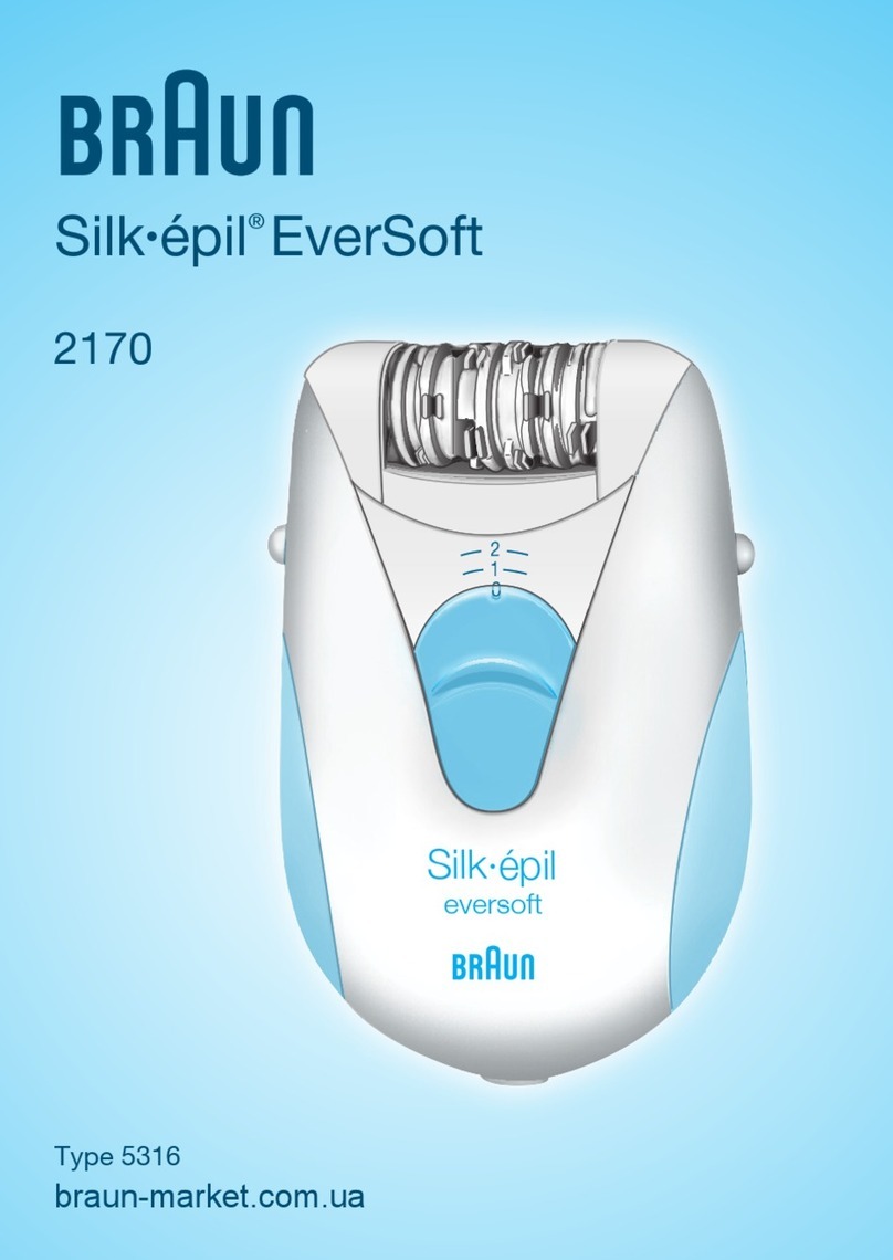 Braun Silk epil EverSoft 2170 manual