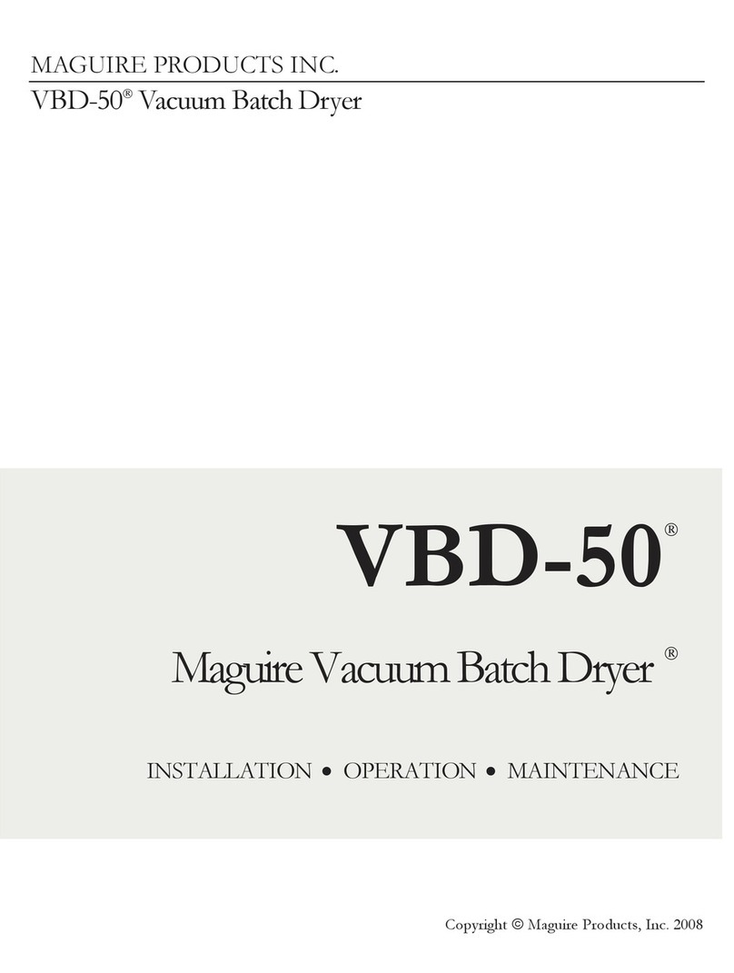 Maguire Products VBD-50 Installation operation & maintenance Maguire Products VBD-50 Installation operation & maintenance