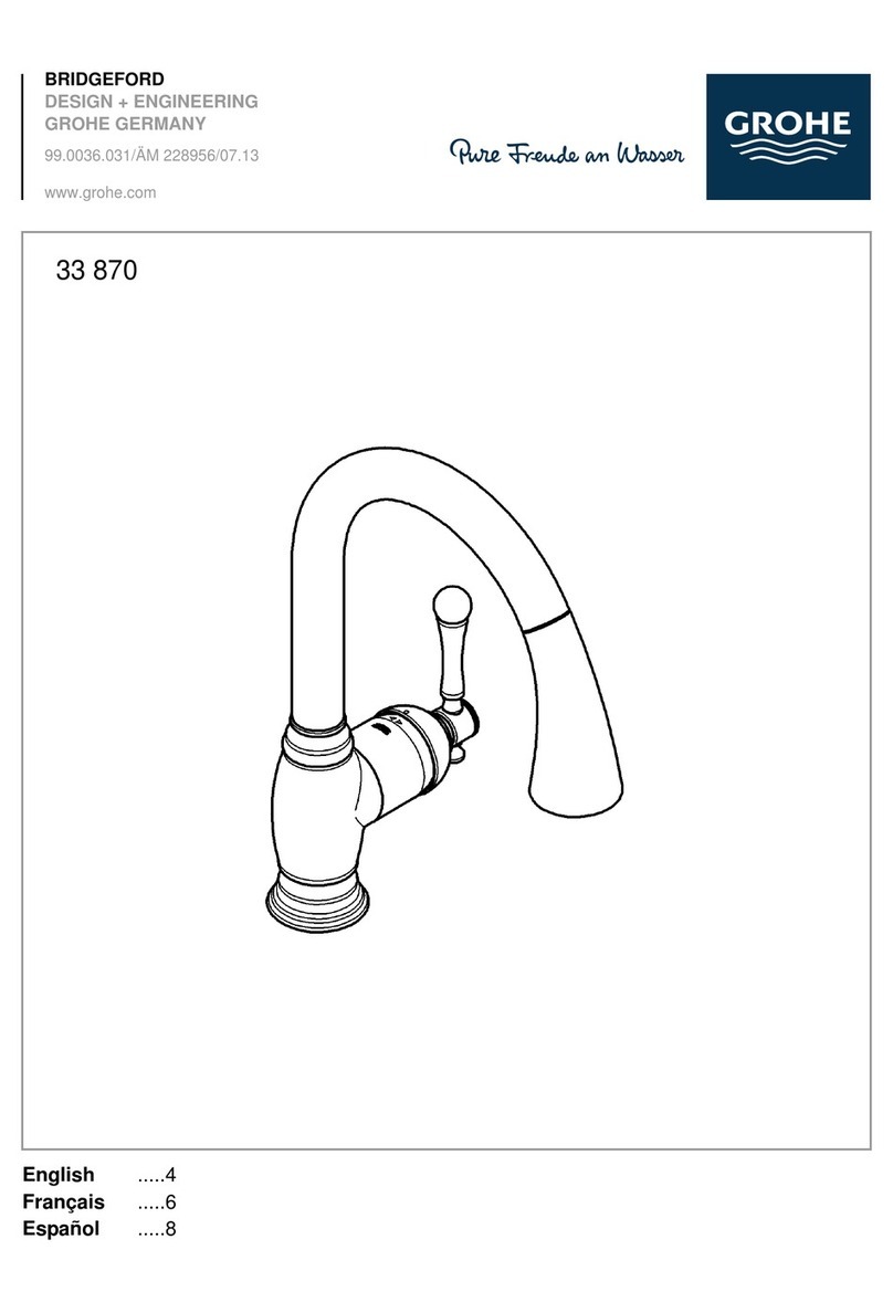 Grohe BRIDGEFORD 33 870 instructions