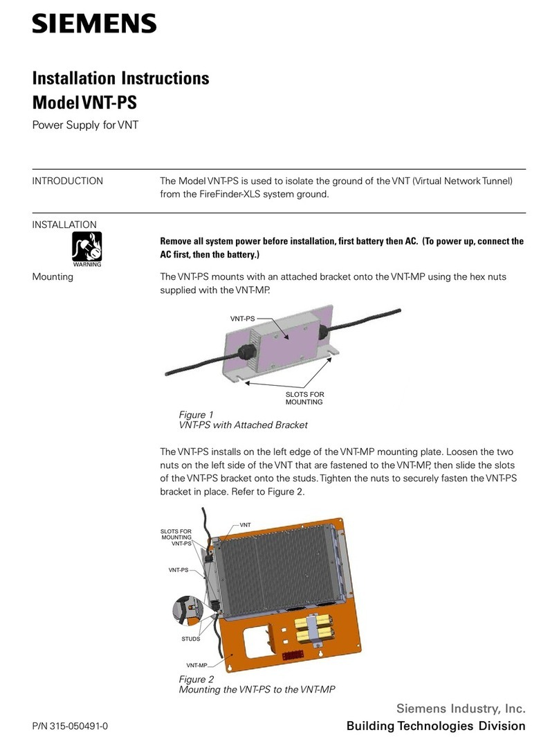 Siemens VNT-PS User manual
