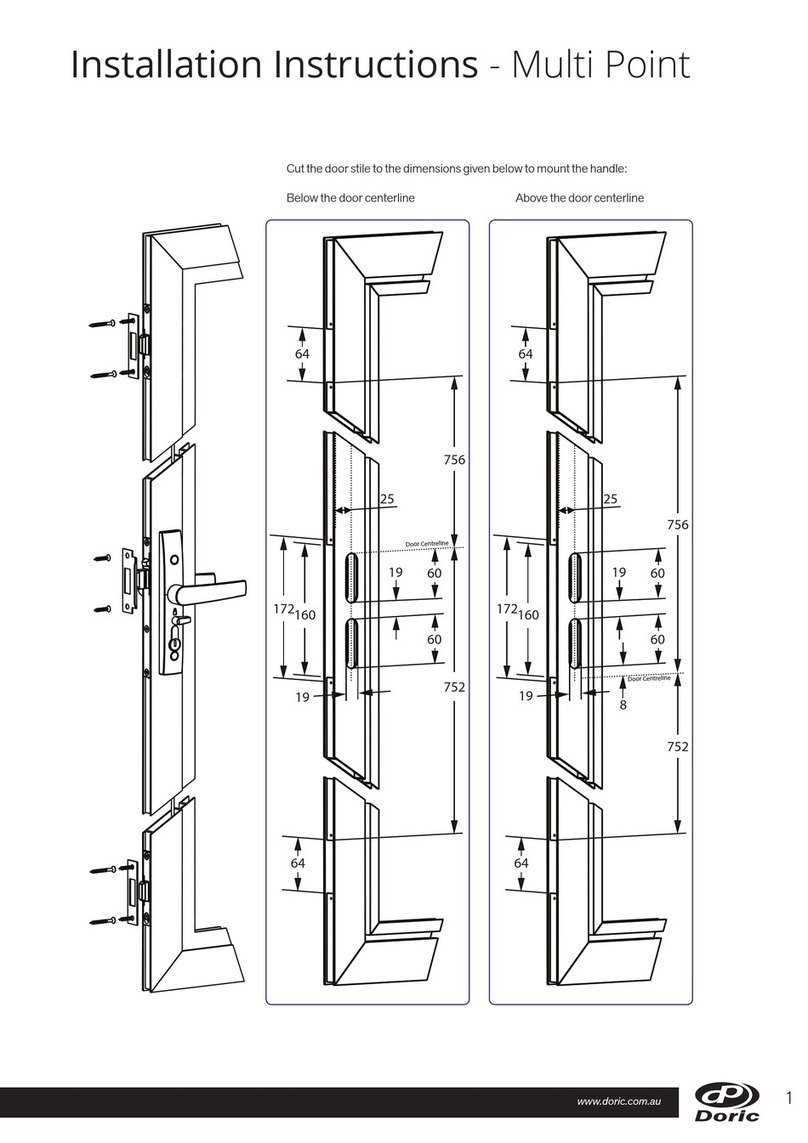 DORIC DS2079 installation instructions