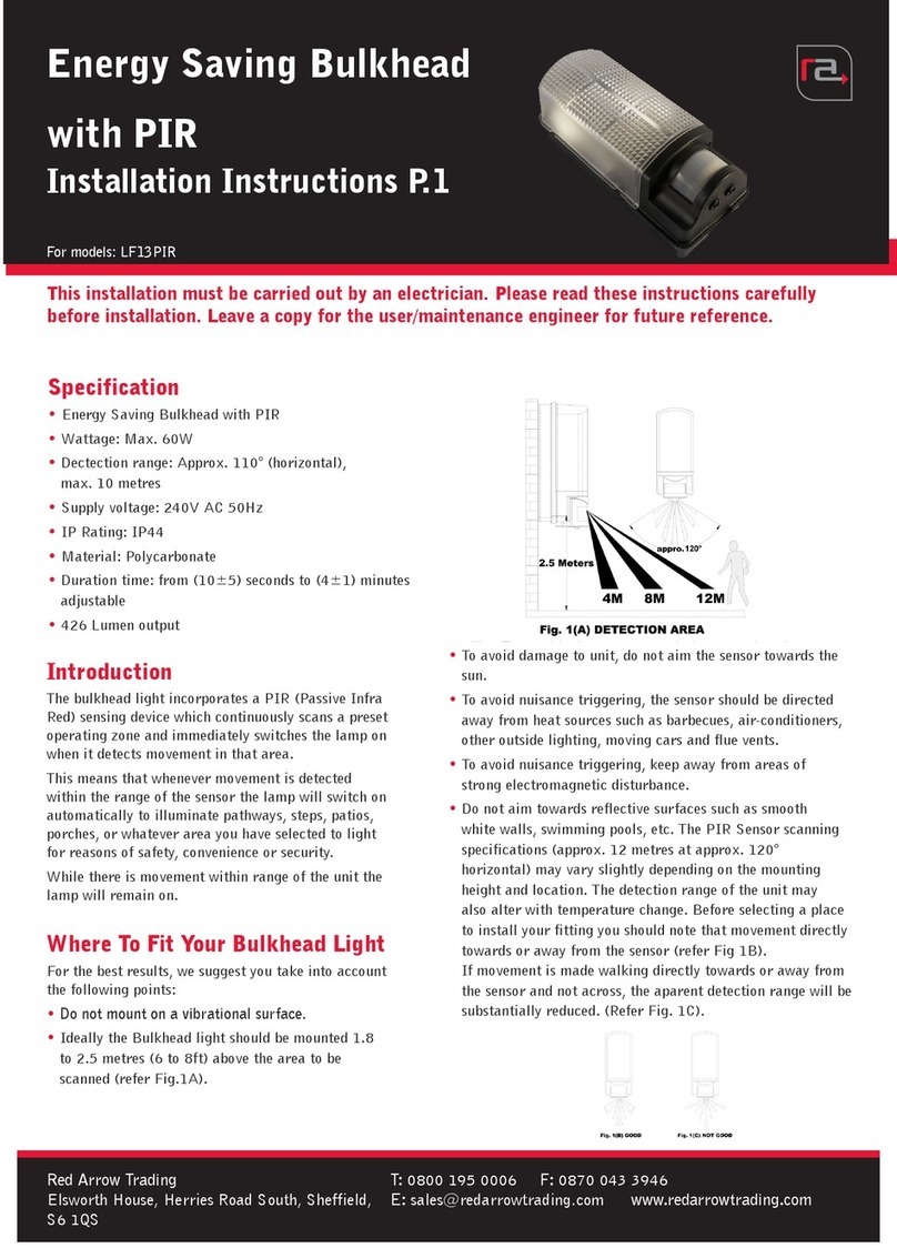 Red Arrow LF13PIR User manual