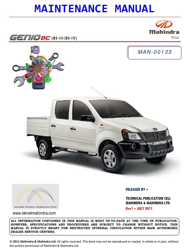 Mahindra Genio DC BS-IV User manual Mahindra Genio DC BS-IV User manual