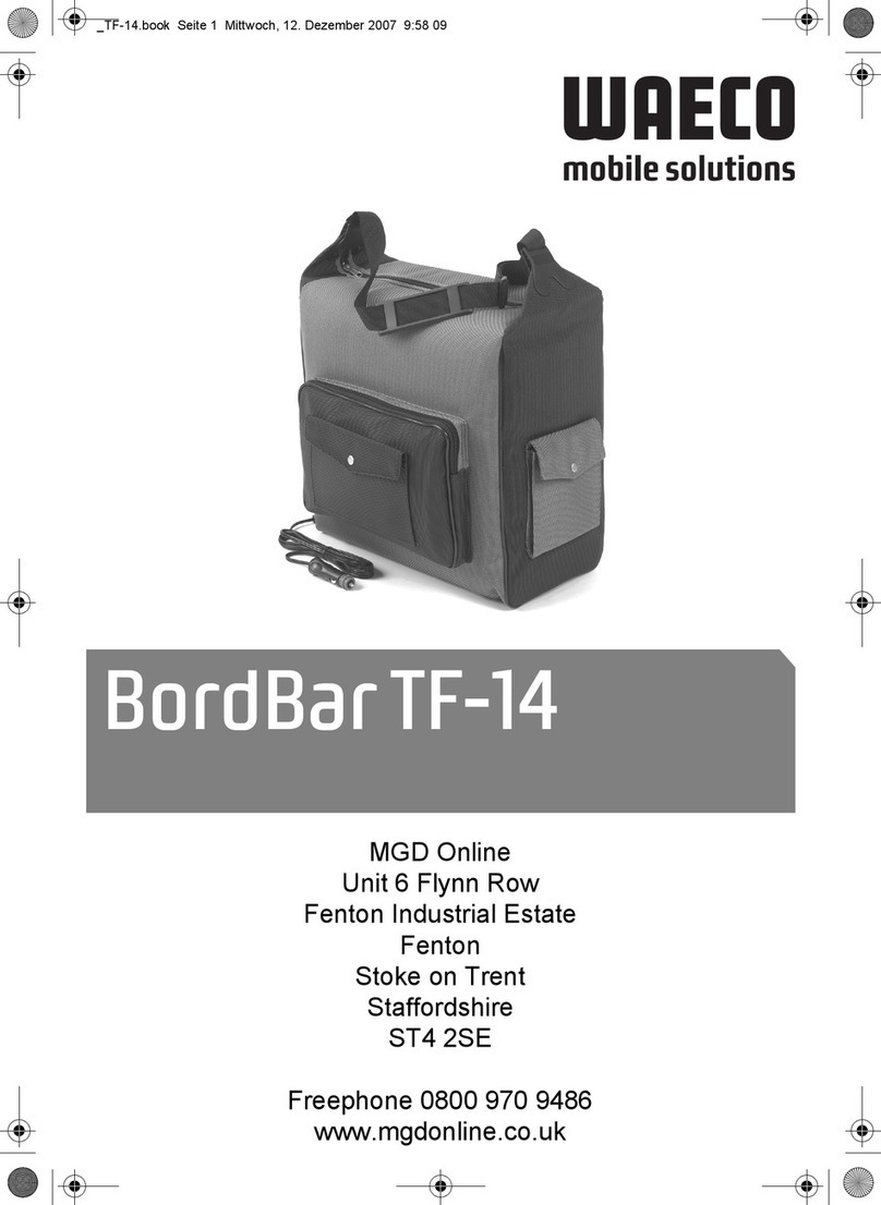 Waeco BordBarTF-14 User manual