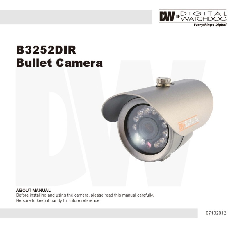 Digital Watchdog B3252DIR Series manual Digital Watchdog B3252DIR Series manual