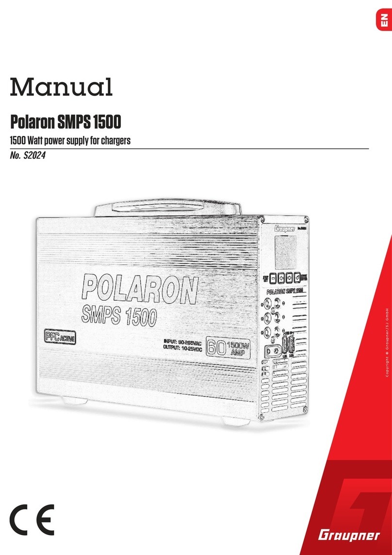 GRAUPNER Polaron SMPS 1500 manual GRAUPNER Polaron SMPS 1500 manual