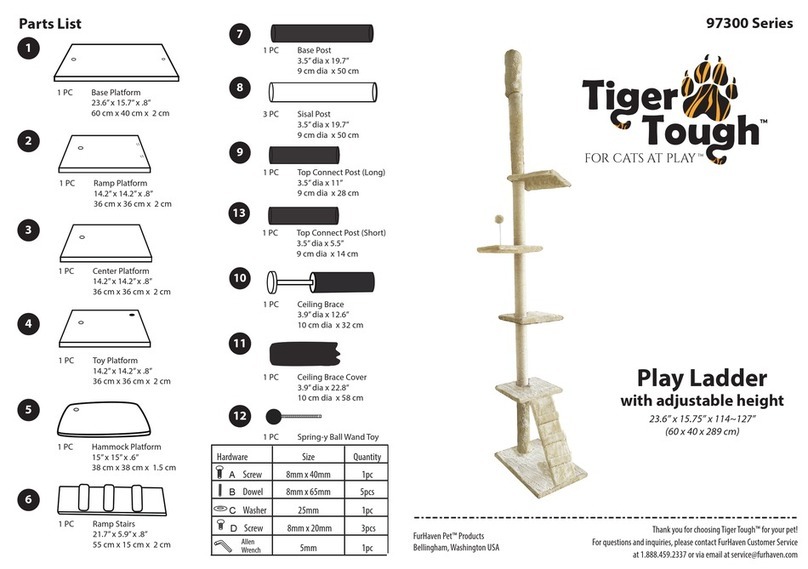 FurHaven Pet Tiger Tough 97300 Series instructions