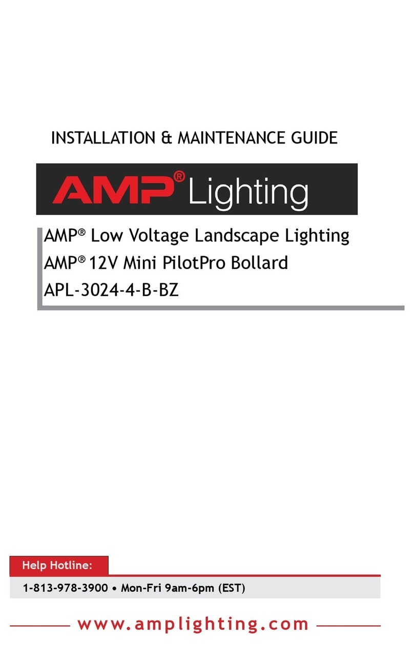 AMP Lighting APL-3024-4-B-BZ Operating and safety instructions AMP Lighting APL-3024-4-B-BZ Operating and safety instructions
