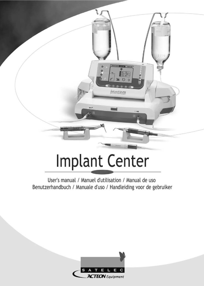 ACTEON Equipment SATELEC Implant Center user manual