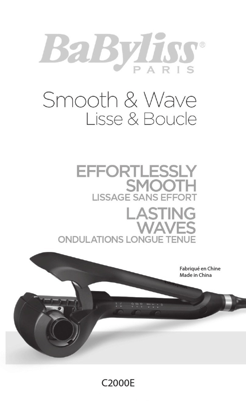 BaByliss Smooth & Wave C2000E manual
