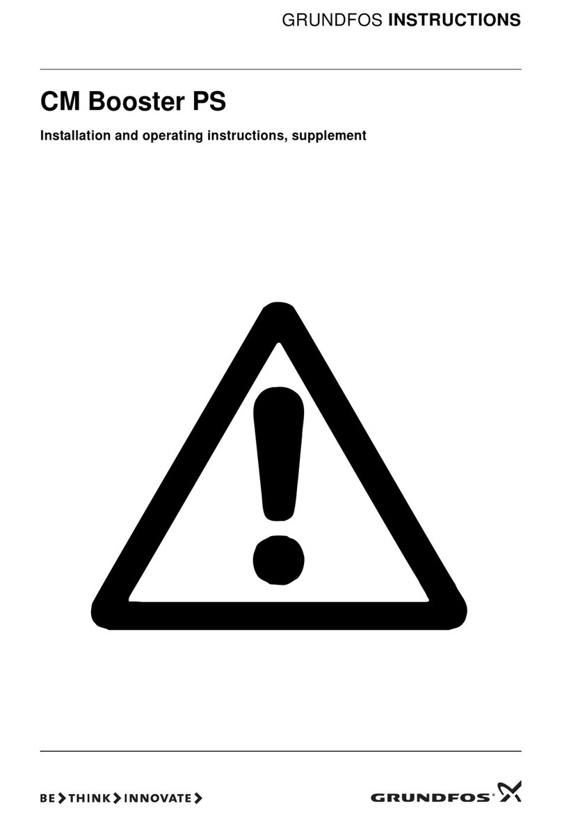 Grundfos CM Booster PS User manual