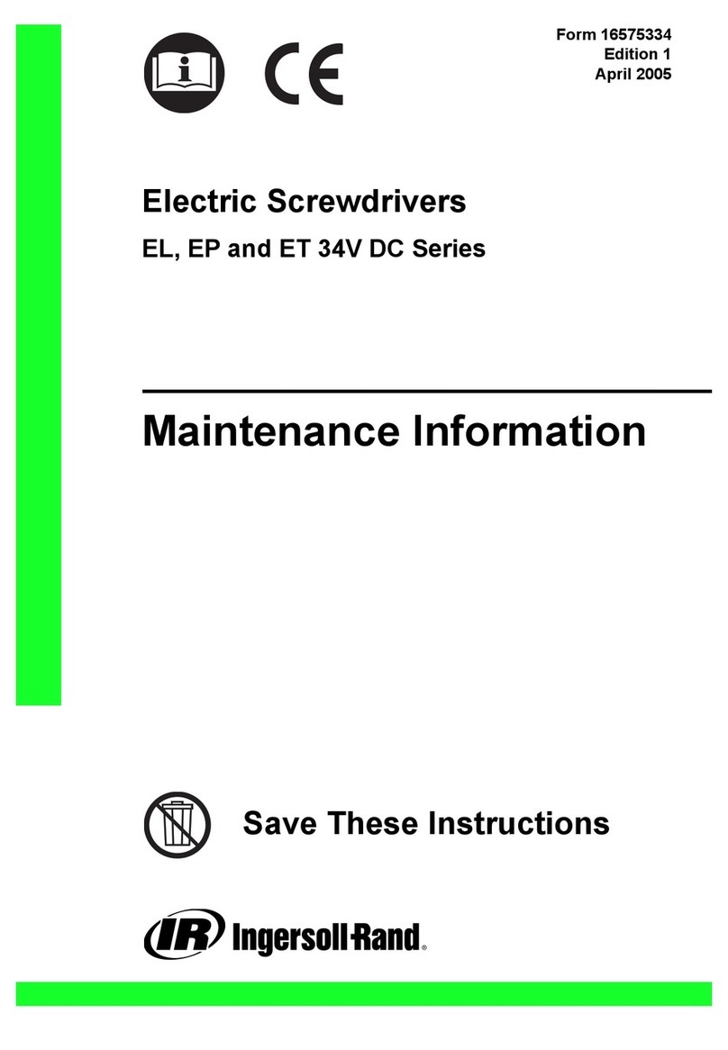 Ingersoll-Rand EL Series Maintenance information