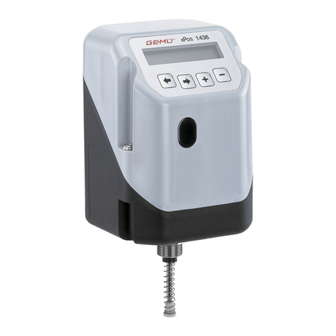 Gemu 1436 cPos Profinet operating instructions