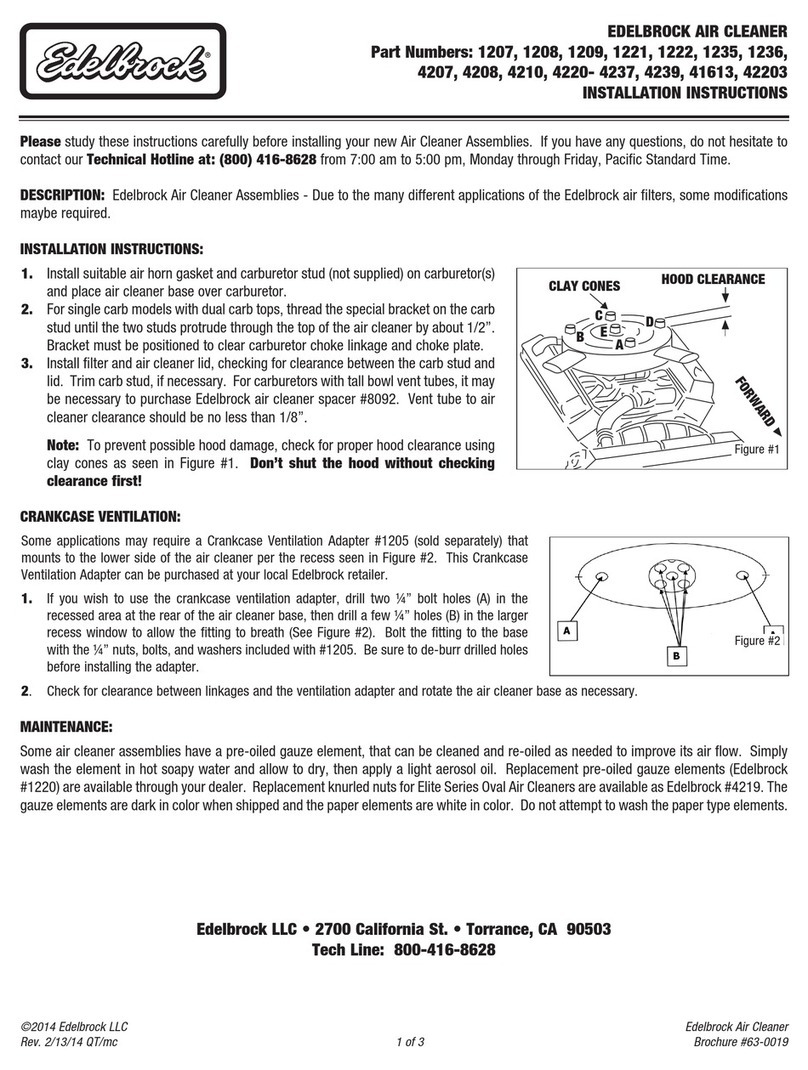 Edelbrock 1207 installation instructions
