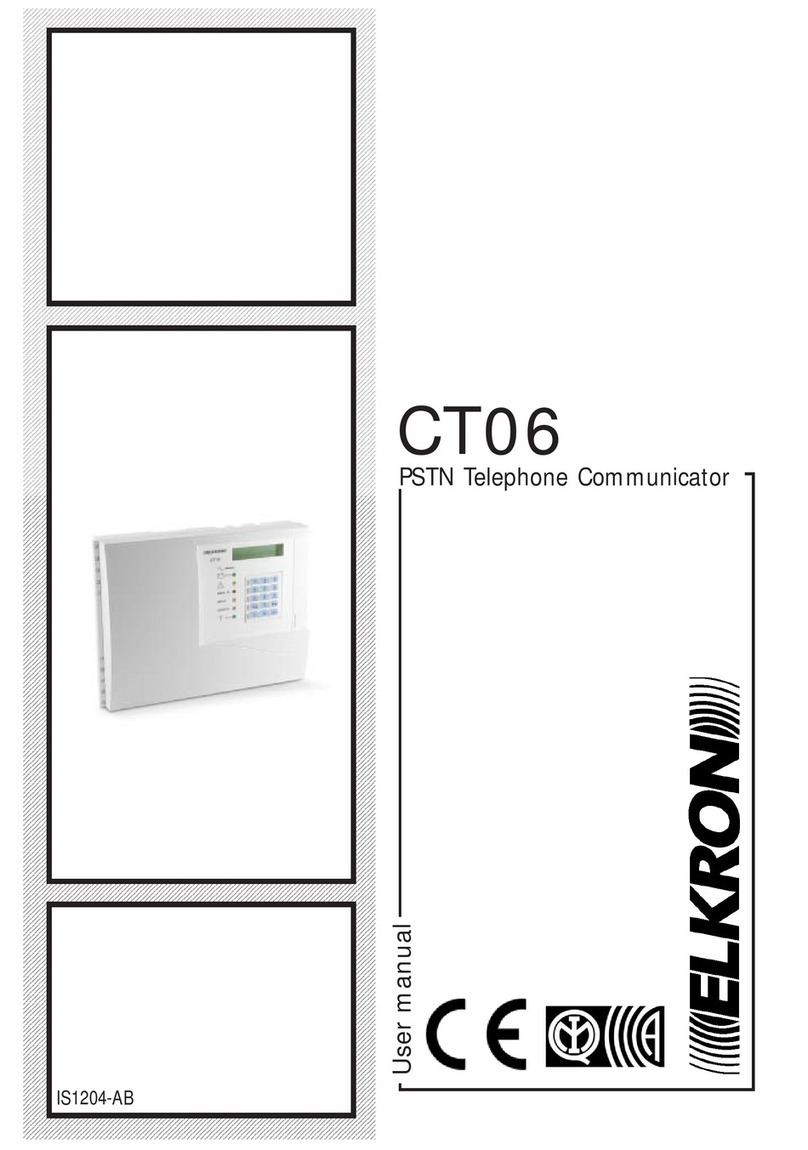 Elkron CT06 User manual