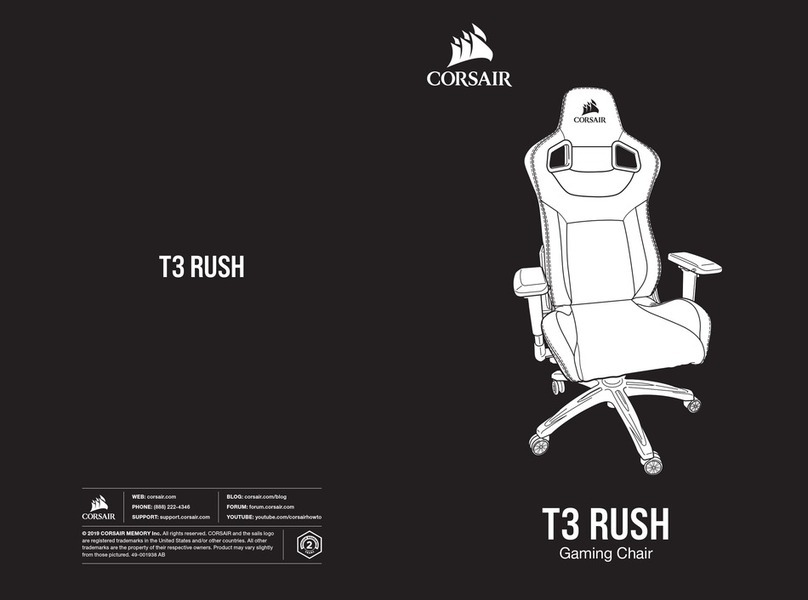 Corsair T3 RUSH Assembly instructions Corsair T3 RUSH Assembly instructions