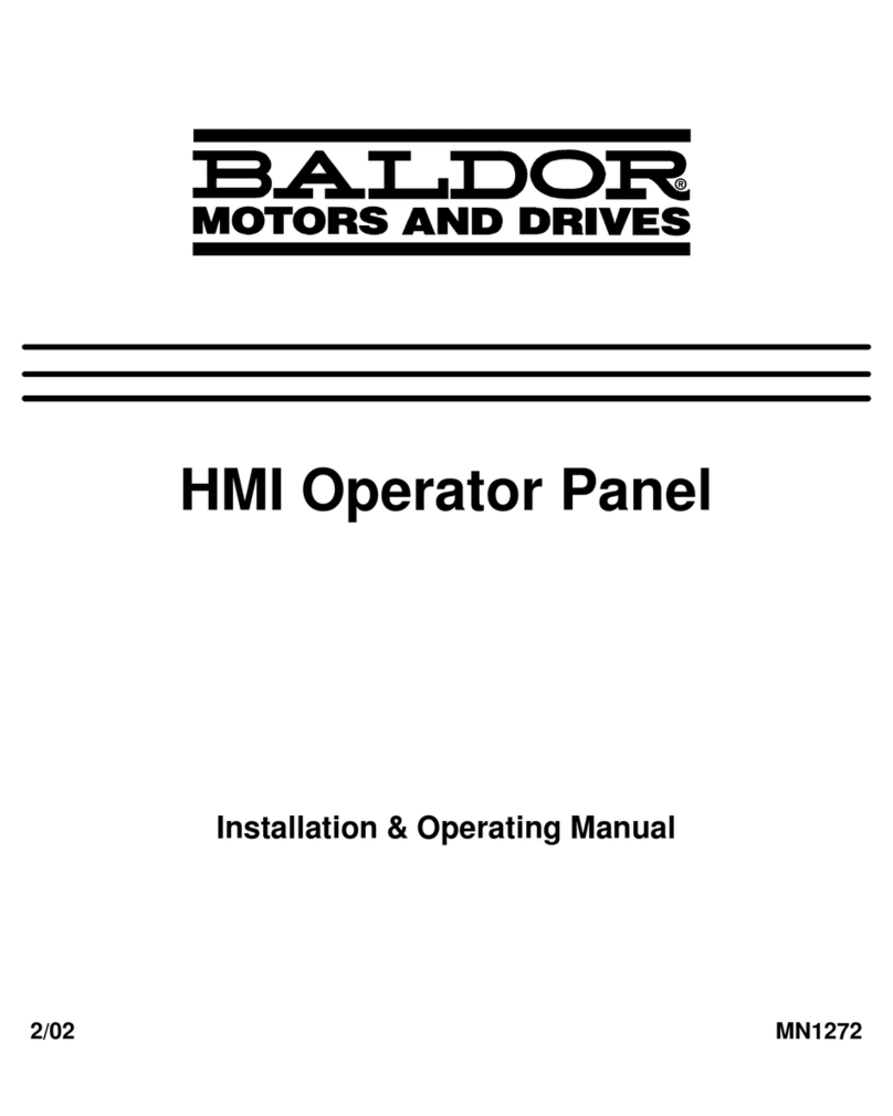 Baldor KPD007 Installation & operating manual