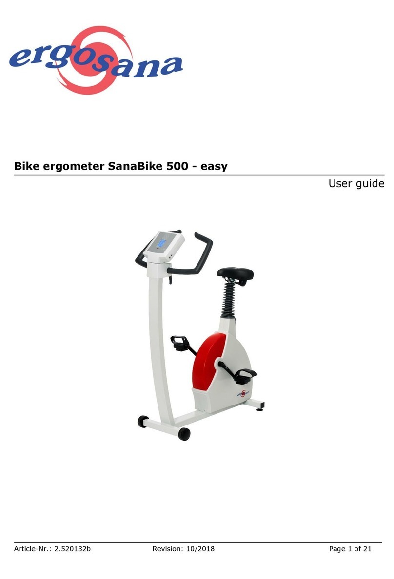 Ergosana SanaBike 500 easy user guide